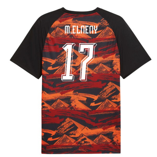 2026-2027 Egypt Warm Up Jersey (Black) (M.Elneny 17)-SoccerKits Hub | Buy Soccer Jerseys Online